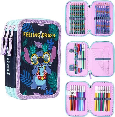 Great Product with 4.6/5 star reviews. Thousands of great ratings makes this a great product, cool design, durable and fantastic customer reviews. Only £17.49! Lilo And Stitch School Supplies, Stitch Pencil Case, Stitch School Supplies, Artist Pencil Case, Stitch School, Stitch Merchandise, Stitch Items, Stitch Gifts, Disney Notebook