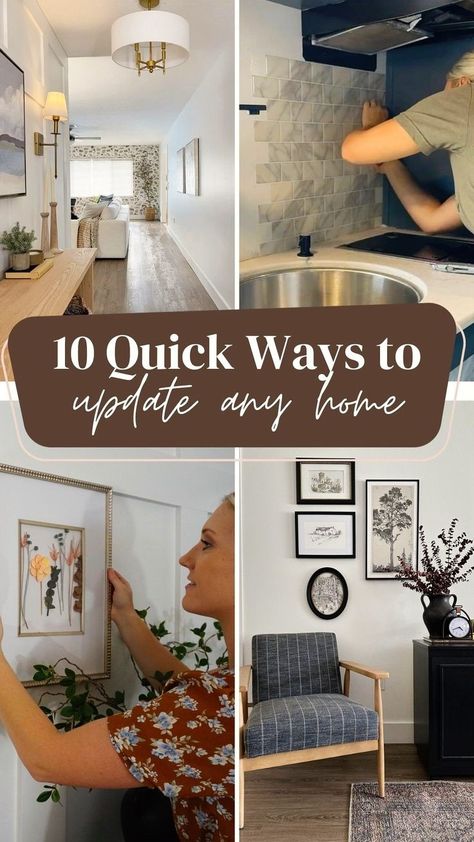 Revamp your home on a budget with our 10 easy and low-cost DIY home improvement ideas. Learn how to upgrade your space without breaking the bank - add style with simple ways to update your home. Diy Home Improvement Ideas, Cheap Renovations, Diy Home Improvements, Rearranging Furniture, Home Improvement Ideas, Bedroom Upgrade, Home On A Budget, Living Room Renovation, Update Your Home