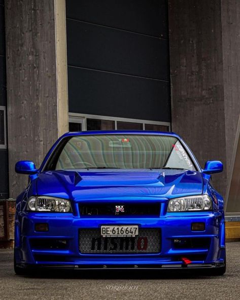 Nissan Skyline R34, Gtr R34, Skyline R34, Skyline Gtr, Blue Car, Nissan Skyline, Nissan, Blue