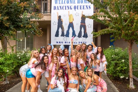 Kappa Kappa Gamma Bid Day Kappa Bid Day Themes, Kappa Kappa Gamma Bid Day Themes, Kappa Kappa Gamma Bid Day, Mamma Mia Bid Day Theme, Mamma Mia Bid Day, Sorority Recruitment Themes, Sorority Themes, Recruitment Themes, Bid Day Themes