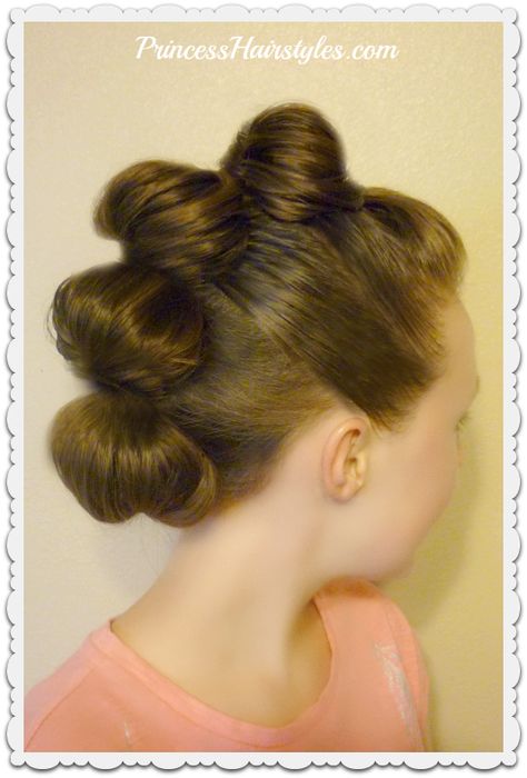 Dance Hairstyles Competition Acro, Updo With Jewels, Easy Dance Competition Hairstyles, Tap Dance Hairstyles, Bubble Faux Hawk, Contemporary Dance Hairstyles, Dance Team Hairstyles, Dance Convention Hairstyles, Hairstyle For Dance