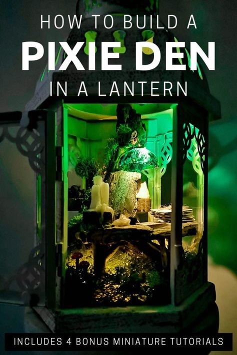 Fairy Lantern Ideas, Ancient Scrolls, Mermaid Garden, Indoor Fairy Gardens, Old Lamp Shades, Ancient Scroll, Quill And Ink, Fairy Lanterns, Fairy House Diy