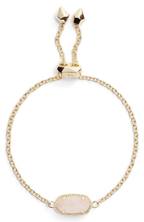 Kenra Scott Bracelet, Kendra Scott Chantal Bracelet, Simple Teen Jewelry, Gifts For Teens 2022, Kendra Scott Bracelet, Preppy Jewelry, Rose Gold Quartz, Kendra Scott Necklace, Coin Pendant Necklace