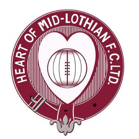 Heart of Midlothian fc came 7th in the final table in Scottish Division 1 in 1965-66. Logo Young, Heart Of Midlothian, British Football, Team Badge, Only Hearts, Sports Wallpapers, Soccer Club, Sports Clubs, Dundee