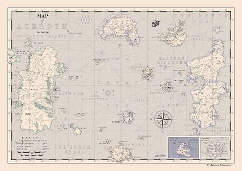 Azeroth World of Warcraft vintage style map auf Behance World Of Warcraft Map, Warcraft Map, Azeroth Map, Art Curriculum, Dungeons And Dragons Homebrew, Flash Art, Illustration Digital, World Of Warcraft, Map Poster