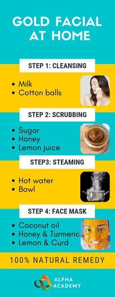 Gold Facial, Facial At Home, Skin Face Mask, Natural Skin Care Remedies, Clear Healthy Skin, Diy Skin Care Routine, Natural Face Skin Care, Tips For Skin, Tips For Glowing Skin