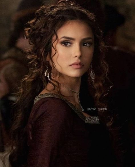 Vampire Diaries Nina Dobrev, Divine Women, Hayley And Elijah, Vampire Diaries Outfits, Katerina Petrova, Katherine Pierce, Mystic Falls, Fashion Mood Board, The Vampire Diaries