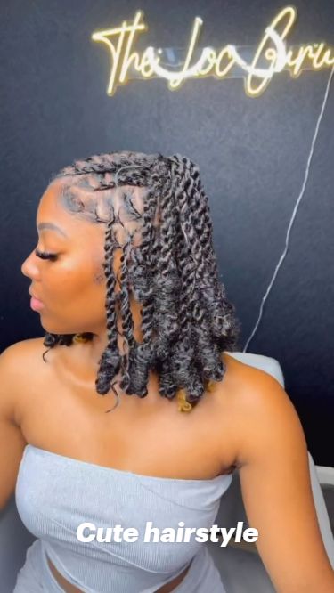 Invisible Locs, Ily Bestie, Short Box Braids Hairstyles, Big Box Braids Hairstyles, Short Locs Hairstyles, Feed In Braids Hairstyles, Faux Locs Hairstyles, Cute Hairstyle, Braided Cornrow Hairstyles