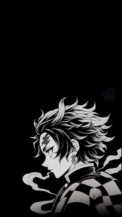 Dark Black Anime Wallpaper, Black Wallpaper Anime Iphone Wallpapers, Anime Manga Wallpapers For Iphone, Anime Black Background Wallpaper, Aod Wallpapers 4k, Aesthetic Tshirt Print Ideas, Demon Slayer Black Wallpaper, Amoled 4k Wallpaper, Demon Slayer Black