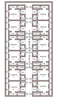 Reling Design, Drawing House Plans, Building Design Plan, Hotel Floor Plan, Bungalow Style House, Bungalow Floor Plans, 1000 Sq Ft, Bungalow Style House Plans, Little House Plans