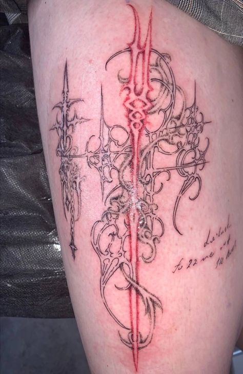 Evangelion Tattoo, Abigail Breslin, Gothic Tattoo, Aesthetic Tattoo, Tattoo Flash Art, Flash Art, Cute Tattoos, Tattoos And Piercings, I Tattoo