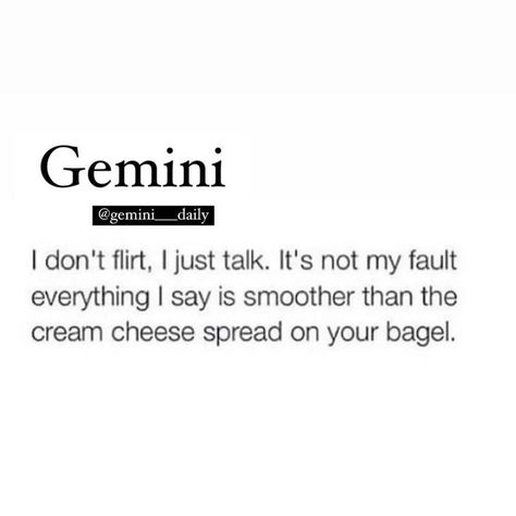 gemini jokes on Instagram: “☺️ Follow @gemini_jokes for more gemini memes! ♊ --- Tag someone who needs to see this✨ --- Tags: #geminigirl #gemini #geminiseason…” Gemini Zodiac Quotes, Zodiac Signs Pictures, Gemini And Pisces, Gemini Traits, Gemini Girl, Gemini Quotes, Gemini Life, Best Zodiac Sign, Astrology Gemini