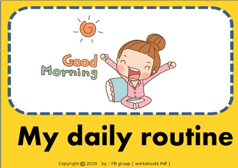 worksheets and teaching resources : Download (Daily routine cards) free pdf file Daily Routine Cards, Daily Routine Worksheet, English Conversation For Kids, Daily Routine Activities, Teaching Worksheets, Free Short Stories, English Stories For Kids, Routine Cards, English Short Stories