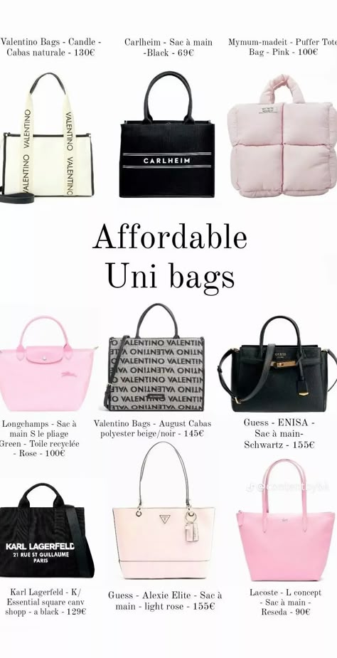 University Bag, Everyday Bag Essentials, Uni Bag, School Bag Essentials, My Style Bags, Dr Shoes, Purse Essentials, Handbag Essentials, College Bags