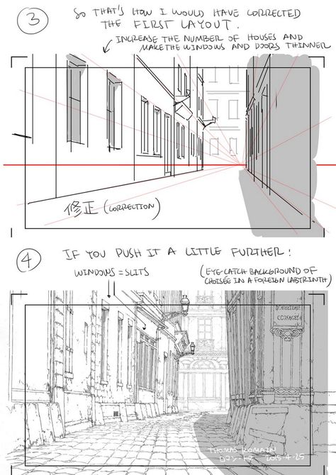 Insert Coffee Here Perspective Sketch, Perspective Drawing Architecture, Perspective Drawing Lessons, Comic Tutorial, Comic Layout, Perspective Art, Background Drawing, Comic Drawing, Perspective Drawing