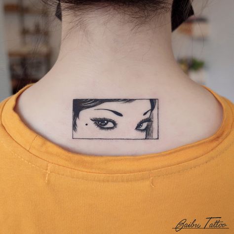 1337tattoos:  “baibutattoo  ” Tomie Junji Ito Tattoo, Junji Ito Tattoo, A Tattoo Design, Eyes Tattoo, Manga Tattoo, 4 Tattoo, Inspiration Tattoos, Makeup Tattoos, Aesthetic Tattoo