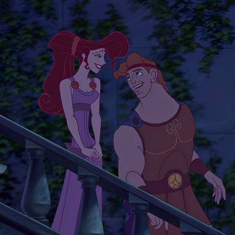 From animated Disney film, “Hercules” (1997). Megan From Hercules, Meg And Hercules Fanart, Meg Hercules Fanart, Hercules And Meg Fan Art, Megara Hercules Aesthetic, Female Hercules, Megara And Hercules, Hercules Aesthetic, Meg And Hercules