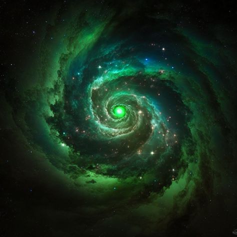 Dark Green Space Aesthetic, Alien Green Aesthetic, Space Aesthetic Green, Green Planet Aesthetic, Green Aesthetic Space, Green Science Aesthetic, Green Moon Wallpaper, Green Galaxy Aesthetic, Green Soul Aesthetic