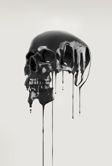 Artificial Anatomy: human / form / skull / liquid / drip / layered / surface / texture / volume CREDIT: Paul Hollingworth Skull Reference, Creation Art, Skull Artwork, Wallpaper Animes, A Skull, Skull Tattoos, Aluminum Prints, Skull Design, Skull And Bones