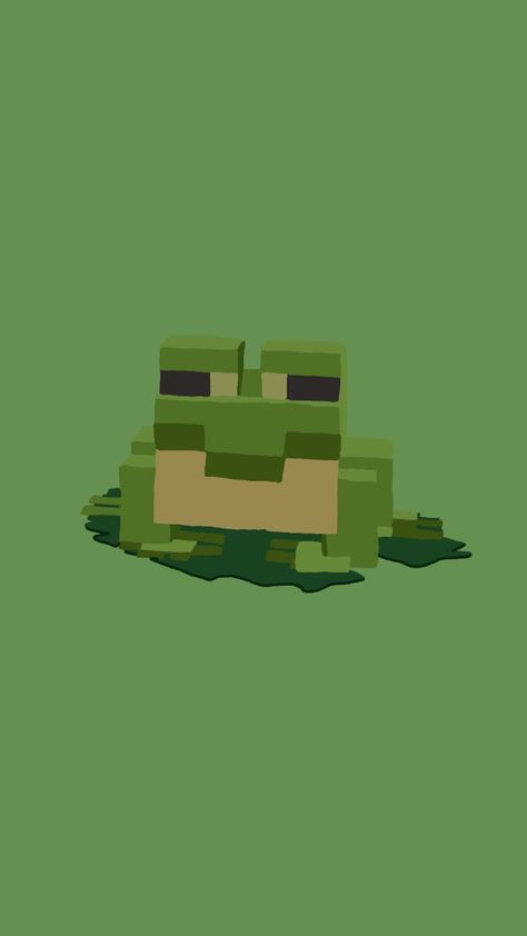 Ipad Wallpaper Green Aesthetic, Green Frog Wallpaper, Frog Minecraft, Minecraft Frog, Minecraft Backgrounds, Minecraft Images, Frog Wallpaper, Minecraft Wallpaper, Minecraft Art