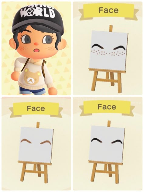 Clutch Tutorial, Acnh Cottagecore, Eyebrow Design, Animal Crossing 3ds, Ac New Leaf, Arched Eyebrows, Animals Crossing, Animal Crossing Guide, Animal Crossing Qr Codes Clothes