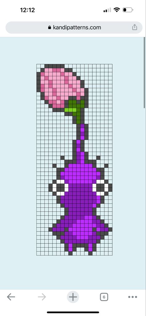 Pikmin Cross Stitch, Peeler Bead Design, Pikmin Pixel Art, Pikmin Perler Beads, Pikmin Crochet, Green Doodles, Nerdy Perler Beads, Melty Bead Designs, Tiny Cross Stitch