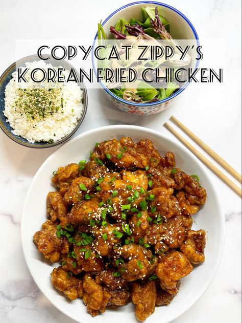 Zippys Korean Chicken Recipe, Hawaiian Garlic Chicken Recipes, Zippys Korean Fried Chicken Recipe, Hawaiian Korean Chicken Recipe, Island Chicken Recipe, Fried Chicken Thigh Recipes, Island Chicken, Korean Meals, Korean Fried Chicken Recipe