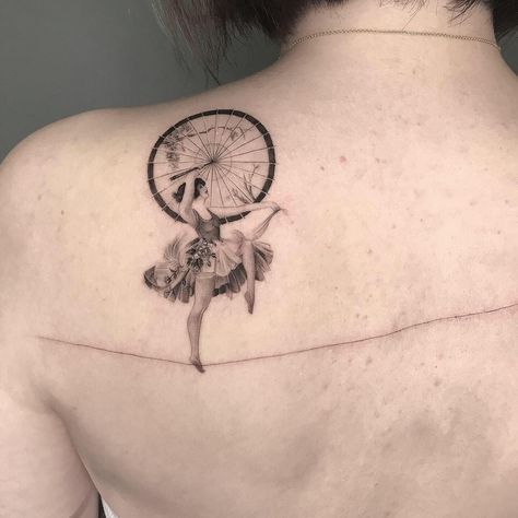 Tightrope Walker Tattoo, Trapeze Tattoo, Tightrope Tattoo, Trampoline Tattoo, Coordinating Tattoos, Dare Greatly, Rope Tattoo, Tattoo 2022, Underground Tattoo