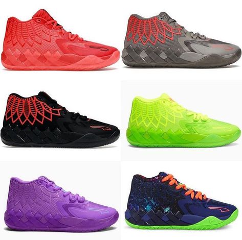 Lamelo Ball Shoes, Bb Shoes, Puma Original, Night Stalker, Girls Basketball Shoes, Ball Shoes, Anime Bag, Shoe Basket, Best Basketball Shoes