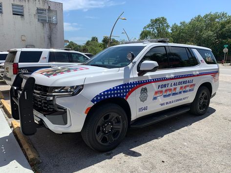 Old Police Cars, Police Vehicles, Chevrolet Tahoe, Community Building, Police Cars, Police Department, Fort Lauderdale, The Bathroom, Fort