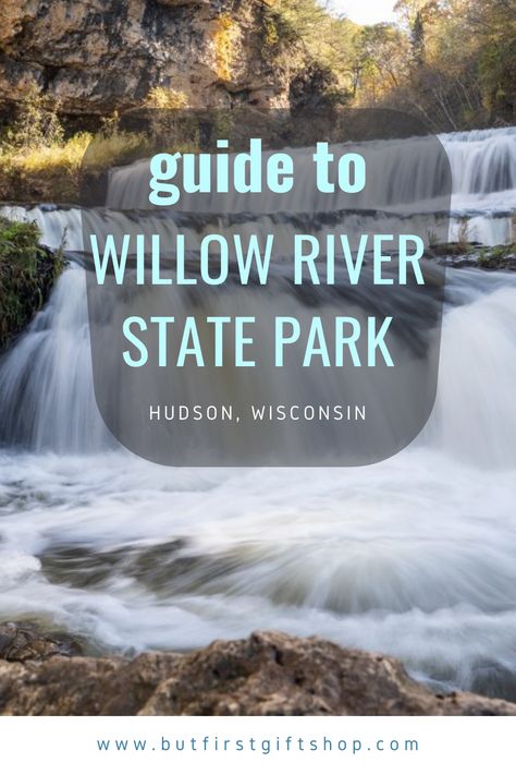 See the famous Willow River Falls at Willow River State Park in Hudson Wisconsin! Great day trip ideas from Minneapolis St Paul and the Twin Cities Metro Area! Willow River State Park Wisconsin, Eagle River Wisconsin, Travel Minnesota, Hudson Wisconsin, Wausau Wisconsin, Day Trip Ideas, Wisconsin Vacation, Wisconsin State Parks, Exploring Wisconsin