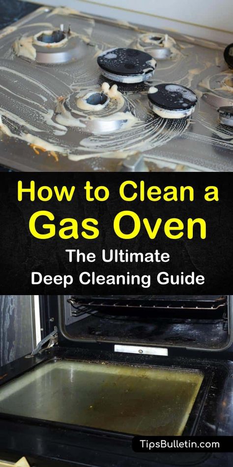 Clean Gas Stove Top, Clean An Oven, Gas Stove Cleaning, Clean Stove Burners, Clean Stove, Self Cleaning Ovens, Gas Stove Top, Diy Cleaning Solution, Oven Cleaner