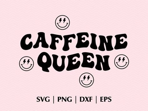 Caffeine Queen, Cricut Explore Projects, Queen Svg, Diy Cricut, Cricut Creations, Small Business Ideas, Cricut Projects Vinyl, Cricut Vinyl, Collage Maker