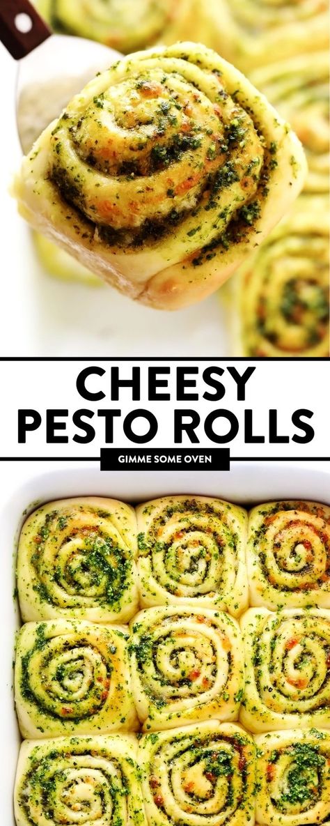 Pesto Recipes Dinner, Pesto Rolls, Fresh Basil Pesto, Savory Snack Recipes, Italian Snacks, Pesto Bread, Healthy Savory Snacks, Pesto Mozzarella, Savory Dessert