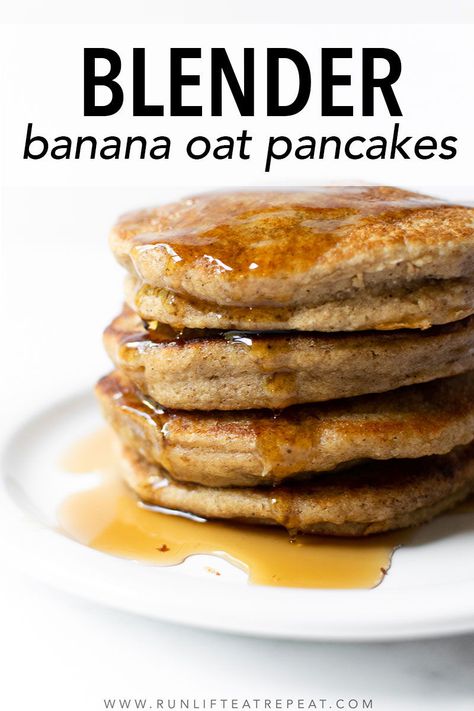 Oat Banana Pancakes, Oat Milk Recipe, Banana Oat Pancakes, Banana Oat, Simple Breakfast, Oat Pancakes, Pancakes Ingredients, Banana Oats, Healthier Recipes