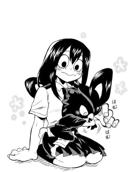 asui and baby tokoyami! Baby Tokoyami, My Hero Academia Tsuyu, Kids Hero, My Hero Academia 2, Hero Poster, My Hero Academia Shouto, Wallpaper Animes, My Hero Academia Memes, Buko No Hero Academia