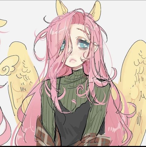 Fluttershy Human, Mlp Fluttershy, Black Kawaii, Human Icon, Mlp Fan Art, My Little Pony Drawing, My Little Pony Characters, Super Busy, Mlp Pony