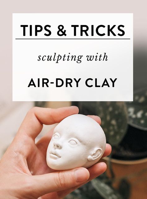 Sculpting hands - my favourite techniques Sculpting Tutorials, Homemade Clay, Doll Making Tutorials, Diy Air Dry Clay, Air Dry Clay Projects, Clay Face, Clay Crafts Air Dry, Tanah Liat, Polymer Clay Dolls