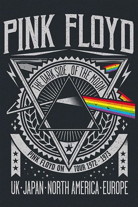 Download Pink Floyd 4k The Dark Side Of The Moon Tour Wallpaper | Wallpapers.com Pink Floyd Wallpaper, Pink Floyd Poster, Pink Floyd Art, Rock Band Posters, Hard Rock Music, Pink Floyd Dark Side, Band Poster, Band Wallpapers, Dark Side Of The Moon