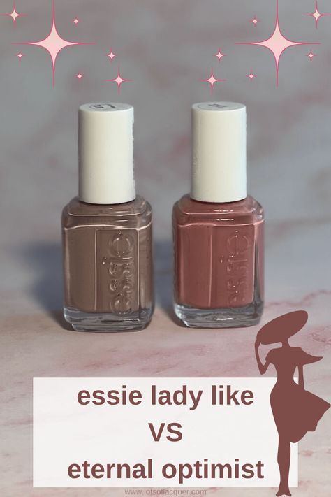 Lady Like Essie, Essie Lady Like, Essie Eternal Optimist, Essie Nails, Essie Nail Colors, Lady Like, Essie Nail, Essie, Nail Ideas