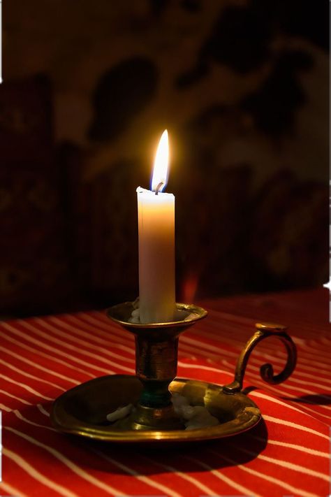 Old Fashioned Candle Holder, Candle Light Reference, Medieval Candle Holder, Chinese Candle, Medieval Candle, Candle In The Dark, Still Life Pictures, Candle Picture, Metal Candelabra