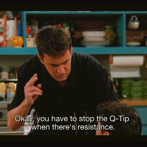 Chandler Bing Iconic Lines, Iconic Lines, Chandler Bing, Q Tip, Quick Saves