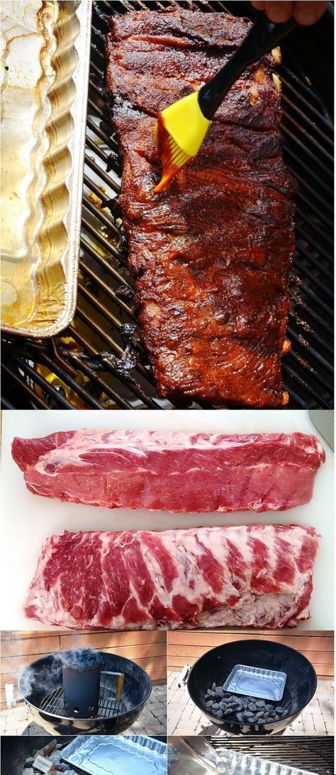 Grilled Ribs Charcoal, Charcoal Grill Recipes, Grilled Ribs, Pork Ribs Grilled, Grill Tips, Barbecue Pork Ribs, How To Make Bbq, Charcoal Grilling, Best Charcoal Grill