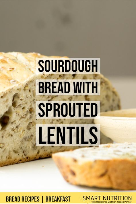 Sprouted Lentils Recipes, Ezekiel Bread Benefits, Sprouted Lentils, Breadmaker Recipes, 2023 Meals, Lentil Bread, Gluten Bread, Food Rocks, Sourdough Breads