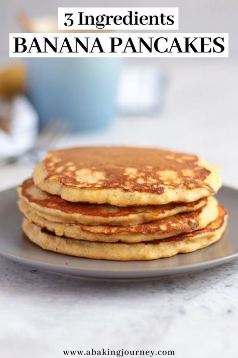 Pancakes Using Bananas, Banana Baby Pancakes, Banana Pancakes With Pancake Mix Recipe, Toddler Banana Pancakes, Banana Pancakes Baby, Banana Flour Pancakes, Uni Recipes, Milktart Recipe, Reset Recipes