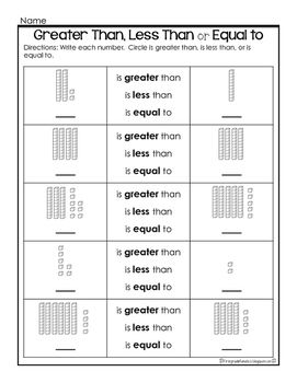 These worksheets provide great extra practice for comparing numbers.  * Pages 3 & 4 are meant to be copied double sided.*Page 5 can be used as homework if needed.Thanks so much for stopping by our store!Check out our number comparison game!Gator GameFor more ideas and freebies, make sure to check out our blog at:First Grade FanaticsYou can also find us on Facebook and Instagram for more freebies and ideas!Facebook:First Grade Fanatics Instagram:First Grade Fanatics Games For Grade 1, Greater Than Less Than, Comparing Numbers, Go Math, 2nd Grade Math Worksheets, First Grade Activities, Math Help, Kids Math Worksheets, Teaching First Grade