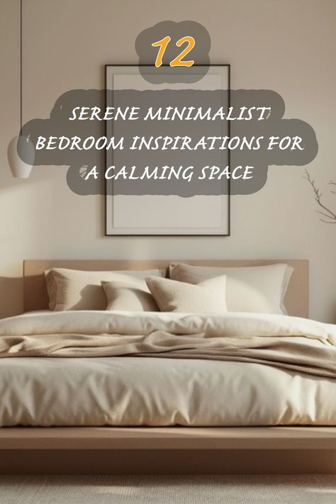 Transform your space into a calming retreat with these 12 serene minimalist bedroom ideas. I love how simplicity can create a peaceful atmosphere, making it easier to unwind after a long day. Embrace neutral tones, cozy textures, and clean lines to achieve the perfect balance of tranquility and comfort in your bedroom. Cosy Simple Bedroom, Minimalist Bed Styling, Minimalist Master Room, Bedroom Inspirations White, Minimalist Guest Bedroom, Peaceful Bedroom Ideas, Modern Victorian Bedroom Ideas, Minimalist Room Ideas, Cozy Scandinavian Bedroom