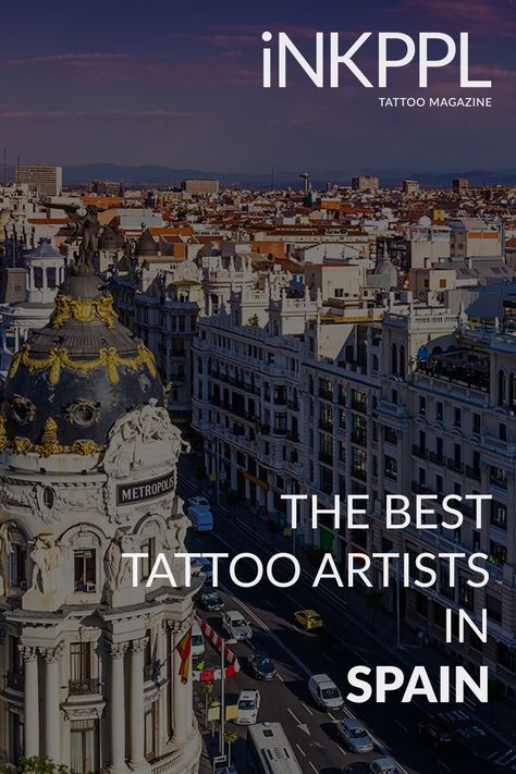 Are you looking for a tattoo artist in Spain? In our catalog, you can find best artists of any existing tattoo style, search a portfolio of works and sign up for a session. New tattoo is waiting for you! Spain Tattoos Ideas, Spain Tattoo, Spanish Tattoos, Tattoo Time, Tattoo Magazines, New Tattoo, Time Tattoos, Best Tattoo, A Tattoo