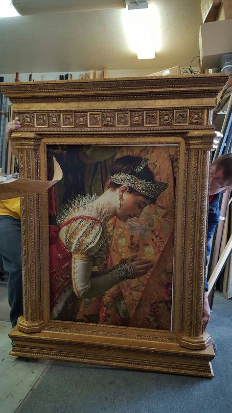 Francine's masterpiece Tabernacle frame for WCAF Tabernacle Frame, Frame Embellishments, San Gennaro, Top Paintings, Mirror Photo Frames, Antique French Furniture, Picture Framing, Decorative Mouldings, Frame Wood