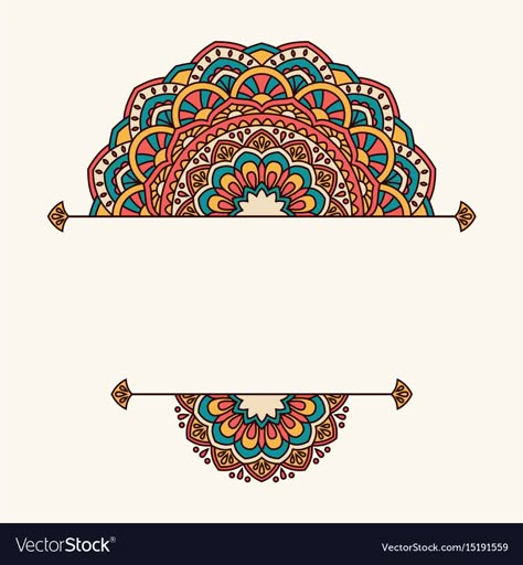 Mandala Frame Design, Mandala Borders Design, Invite Background, Old Paper Background, Mandala Wallpaper, Design Pattern Art, Islamic Background, Indian Wedding Invitation, Mandala Vector